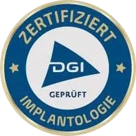 DGI-Siegel: zertifiziert, geprüft, Implantologie